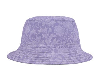 Cappello da Pescatore Unisex in Cotone Viola Estivo
