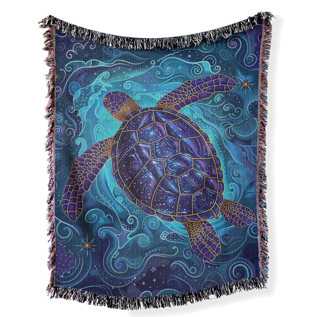 Coastal Turtle Haven Quilted Blanket NCU0TL405