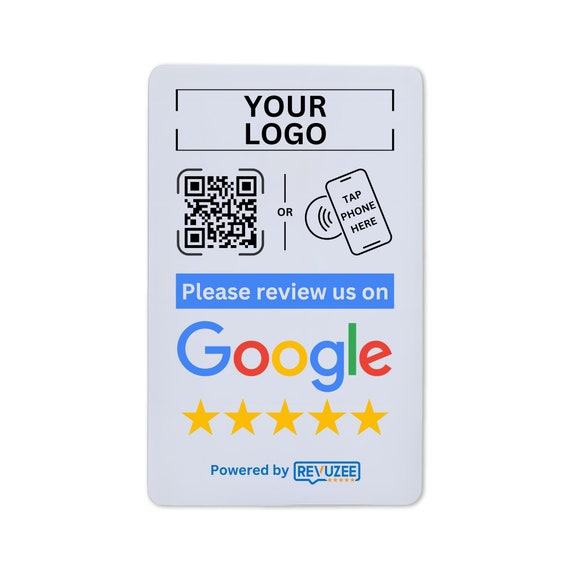 OneTapOnly NFC Tap Cards For Reviews (5-Pack) - QR Code Social Media Cards, No Monthly Fees, Unlimited Use For Businesses