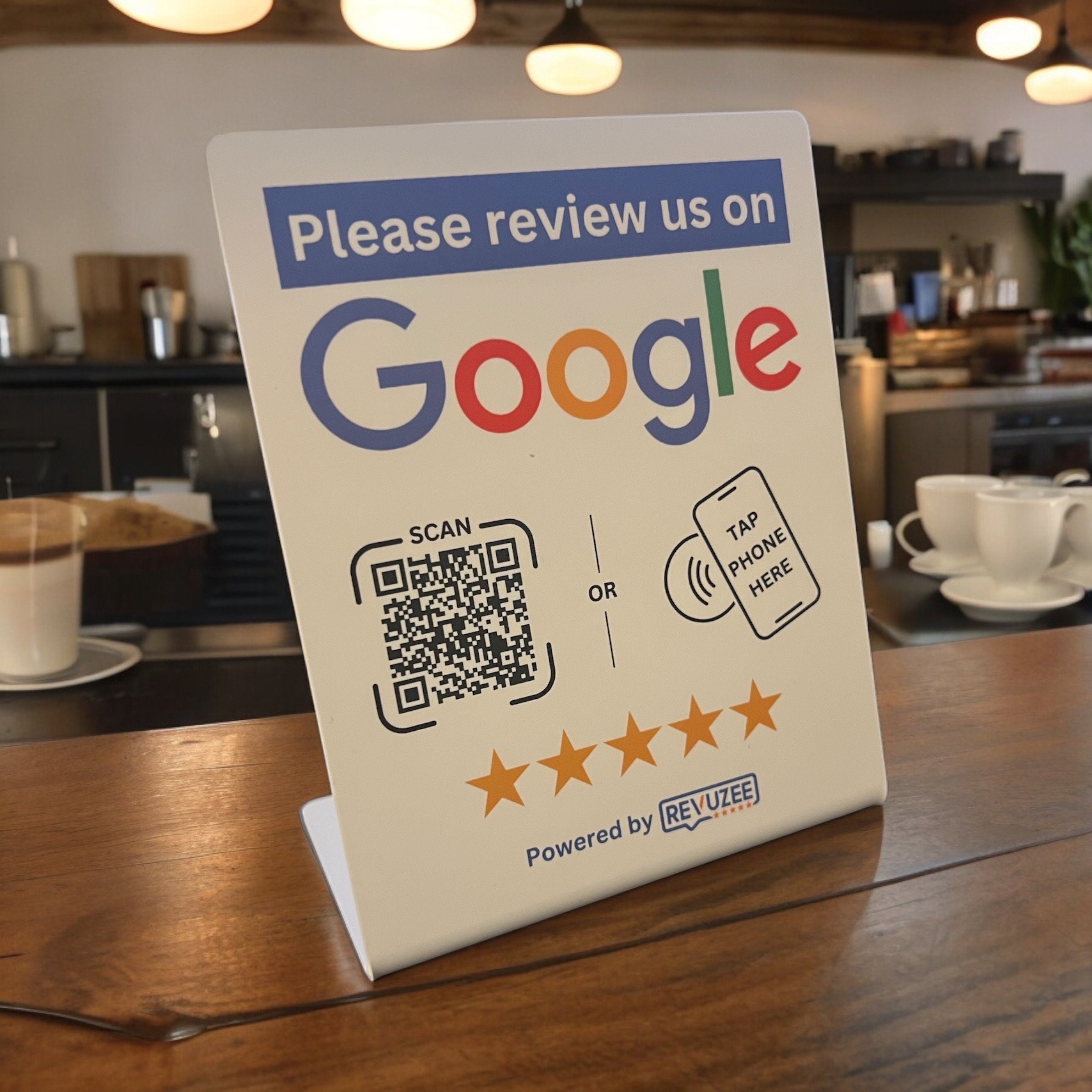 Google NFC & QR Code Tap Stand Tap or Scan Programmable W/ Your Google ...
