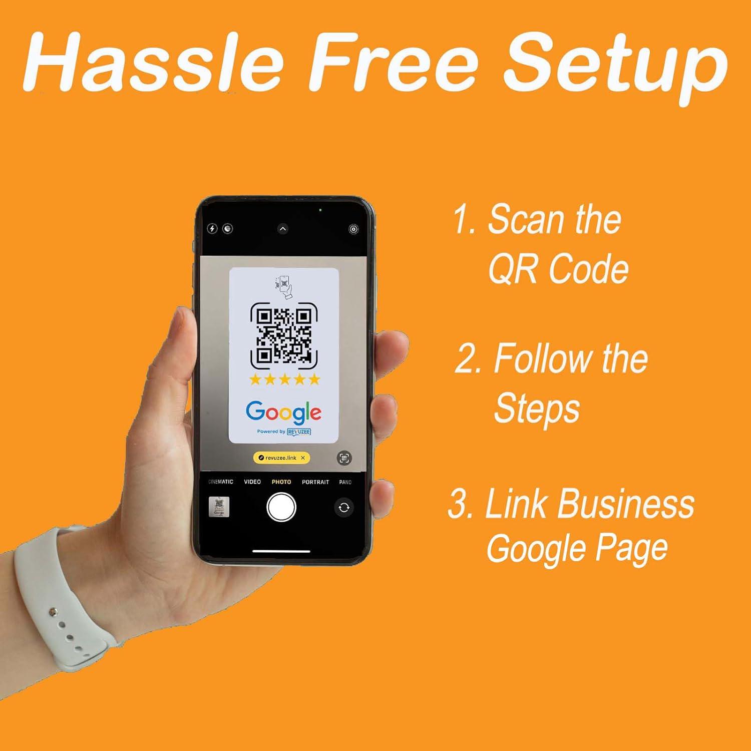 Google NFC & QR Code Tap Stand - Tap or Scan - Programmable W/ Your ...