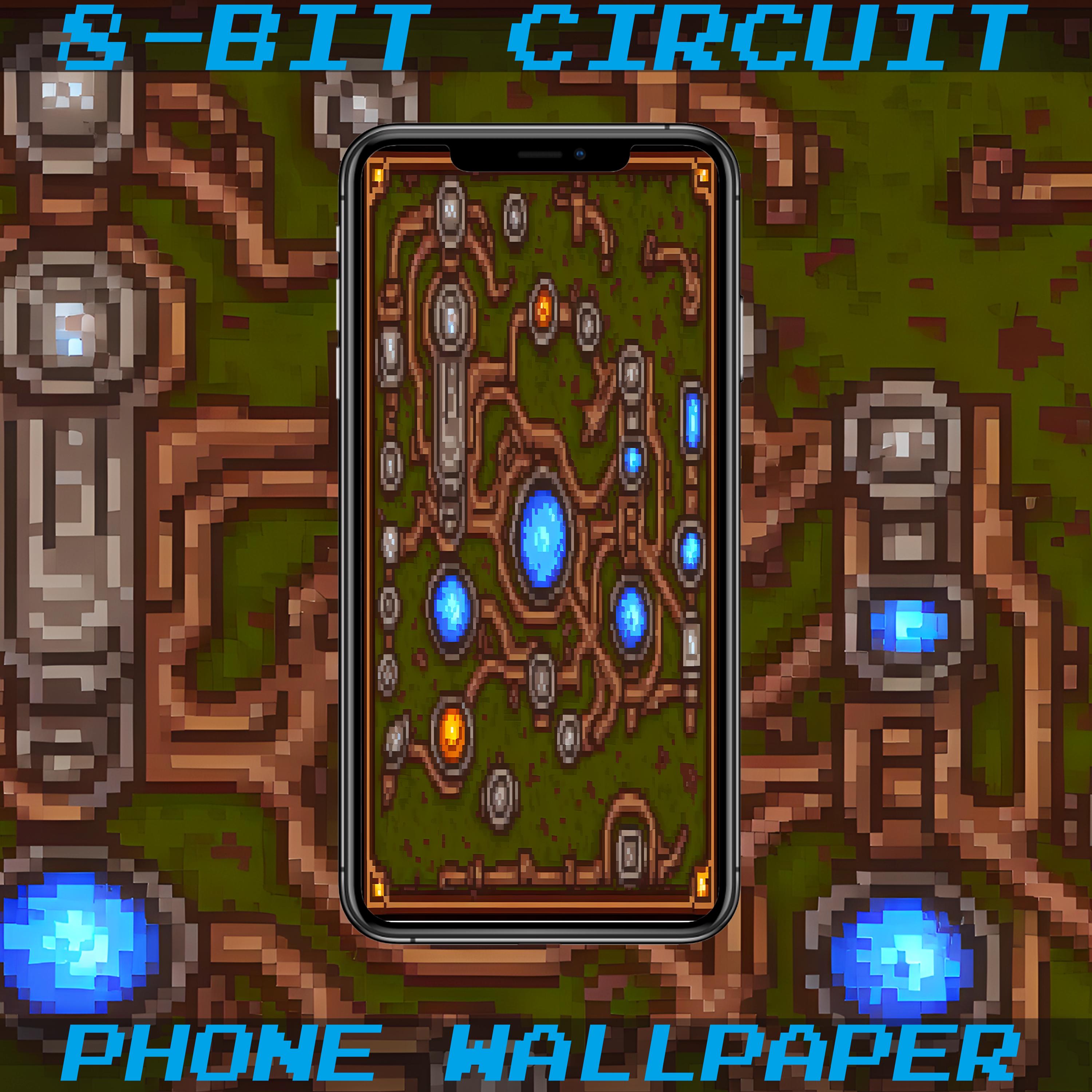 Universal Pinterest 8 Bit 8-BIT Circuit | Wallpaper for iPhone & Android | Retro 8 Bit Pixel Art ...