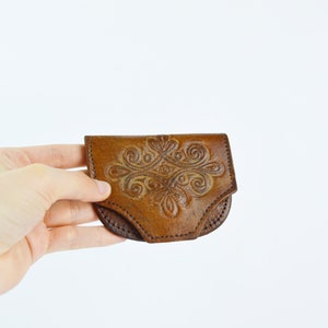 Custodia per orologio da tasca - Piccola borsa in pelle vintage - Piccola custodia in pelle vintage - Regalo per lui - Regalo per lei - Regalo originale - Arredamento per la casa