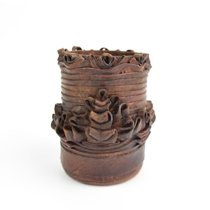 Vintage Dice Shaker Cup, Handcrafted Leather Shaker, Dice Table Game, Ornamented Dice Cup, Poker and Pub Games, Original Gift, Home Decor