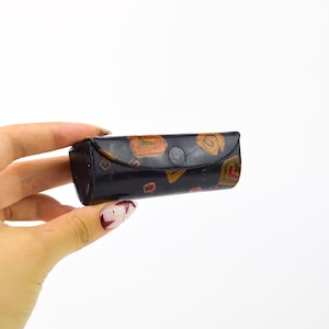 Lipstick Case, Unique Vintage Lipstick Box, Lipstick Box, Perfect Present, Leather Lipstick Case, Lipstick Case with Mirror, Gift for Her