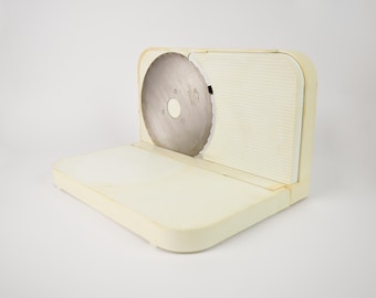 Vintage broodsnijmachine, retrosnijmachine, broodsnijder, helper, keukendecoratie