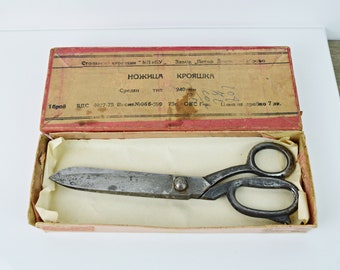 ヴィンテージ 9インチ ヘビーデューティー ハサミ - 金属製仕立て屋用