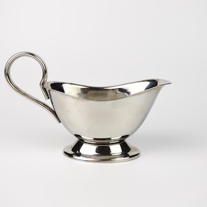 Vintage Sauce Boat, Gravy Boat, French Sauce Boat, Vintage Sauce Bowl, Retro Sauce Jug, Vintage Metal Sauce Boat, Gift for Her, Home decor