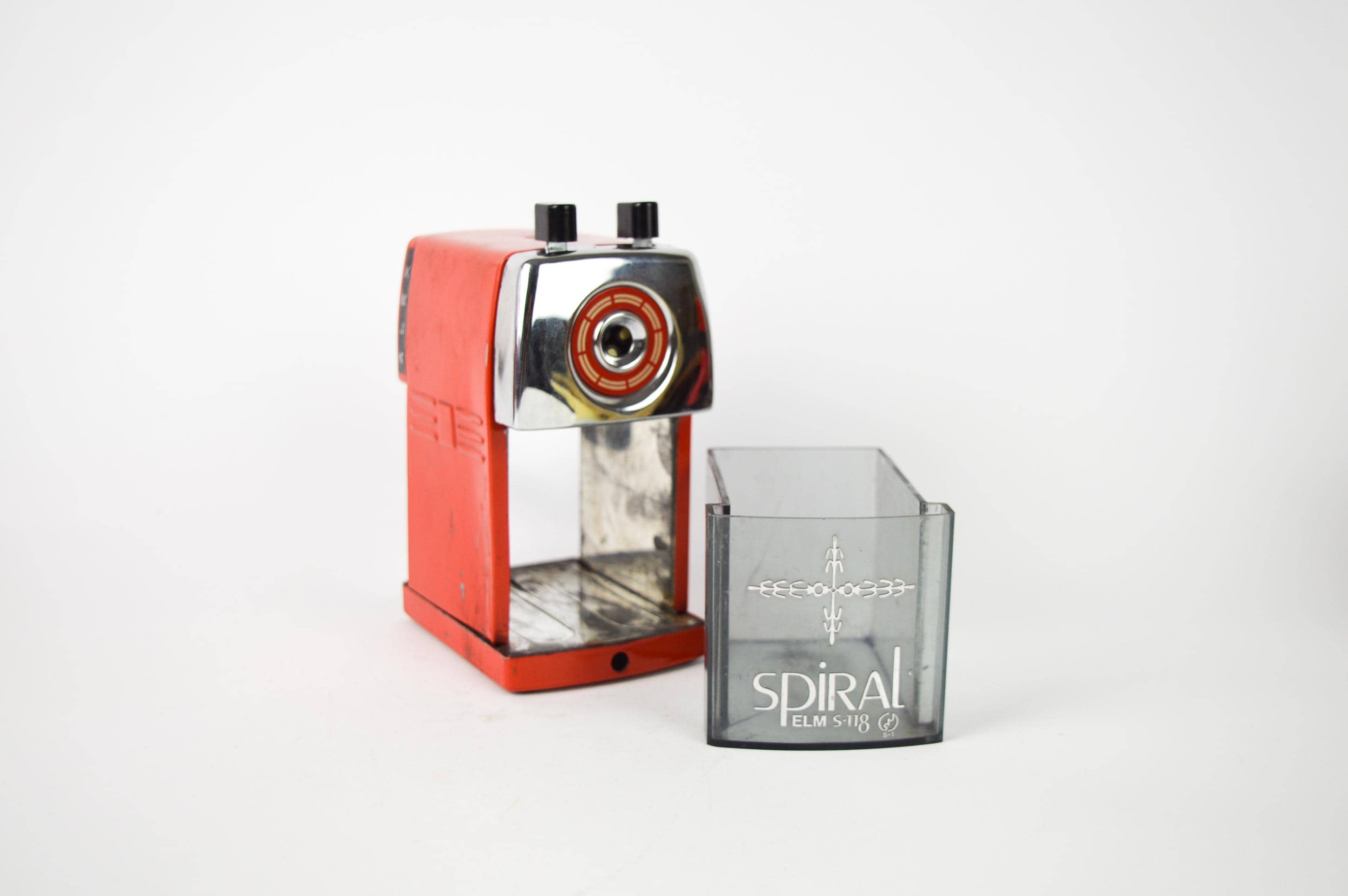ELM 鉛筆削器 STEREO S-18 Vintage Pencil Sharpener, Spiral Elm S-118, Japanese Industrial
