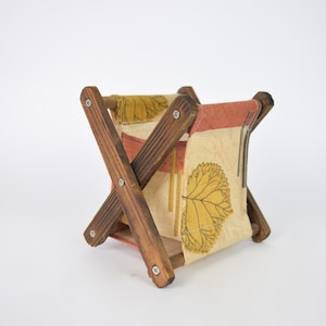Vintage Magazine Holder, Boho Home Decor, Vynil Record Holder, Vintage Magazine Rack, Boho Magazine Holder, Newspaper Holder, Newspaper Rack