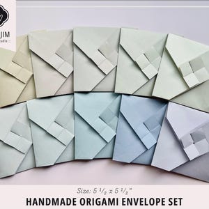 Handmade Origami Umschlag Set 01 | Kreative Verpackung | Hochzeitseinladung | Party Einladung | Geschenkverpackung | Geschenkidee