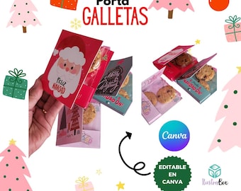 Canvaで編集可能なCookieホルダーカード