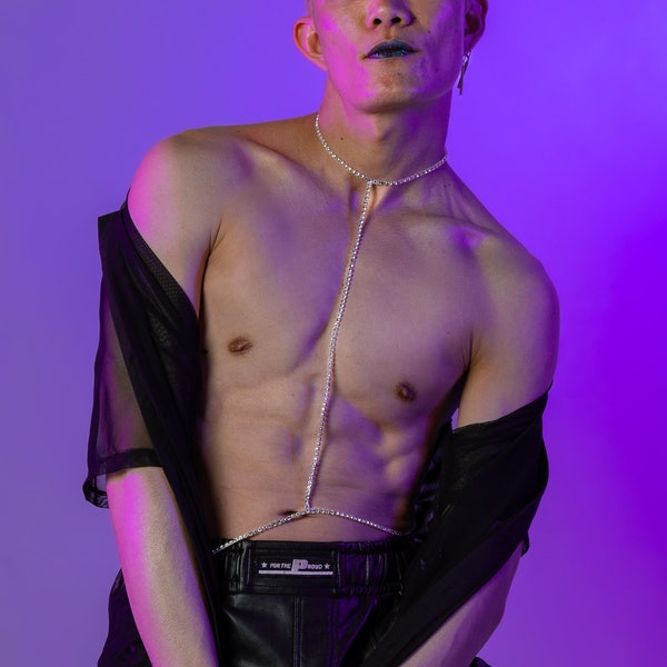 Mens Body Chain - Etsy