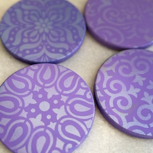 Set of 4 Coasters, Drink Coaster, Coaster Set, Coasters, Decorative Coaster, Unique Coaster for Drinks, Coaster Art