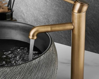 Brass Bathroom Sink Tap | Waterfall mixer tap | Bathroom accessories