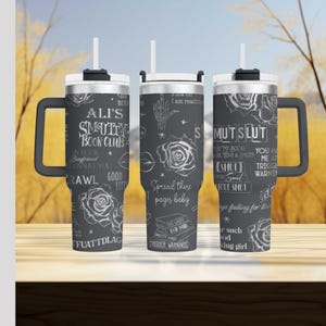 Dark Romance Reader Tumbler | Smut Lover Gift | Spicy Bookish Cup | Laser Engraved Stainless Steel Drinkware for BookTok Fans image 12