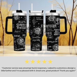 Dark Romance Reader Tumbler | Smut Lover Gift | Spicy Bookish Cup | Laser Engraved Stainless Steel Drinkware for BookTok Fans image 6
