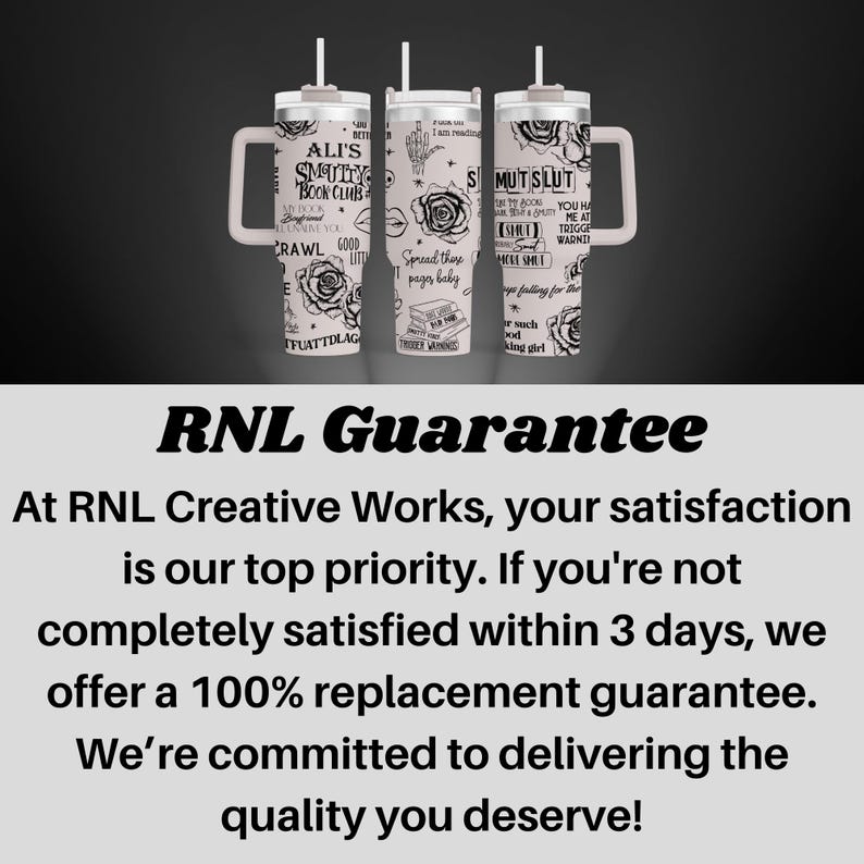Dark Romance Reader Tumbler | Smut Lover Gift | Spicy Bookish Cup | Laser Engraved Stainless Steel Drinkware for BookTok Fans image 8