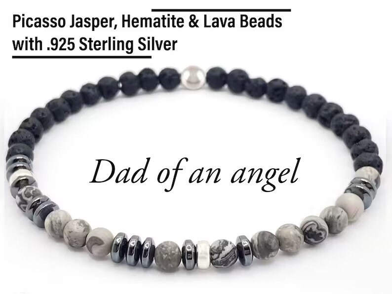 Bracciale Angelo Custode In Acciaio Inox, Regalo Di Simpatia Per Donna, Perdita E Lutto, Con Ciondolo Angelo