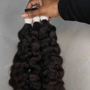 Raw Burmese bulk human Hair