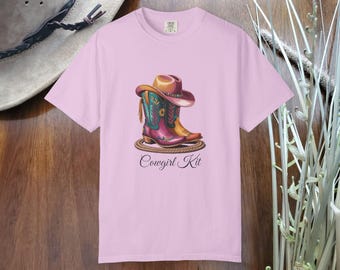 Cowgirl Kit T-shirt, Western Graphic Tee, Hästälskare Gåva