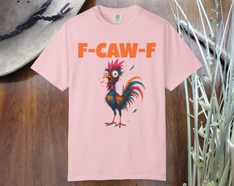 Rolig tuppillustration T-shirt | Kycklinggrafik T-shirt