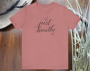 T-shirt med fjärilsmotiv | lugnande mantra