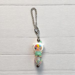 トラベルタンブラー 財布 バッグ バックパック チャーム ハンドルアクセサリー スタンレーカップ ダングルチェーン プッキーユニコーン グリーン