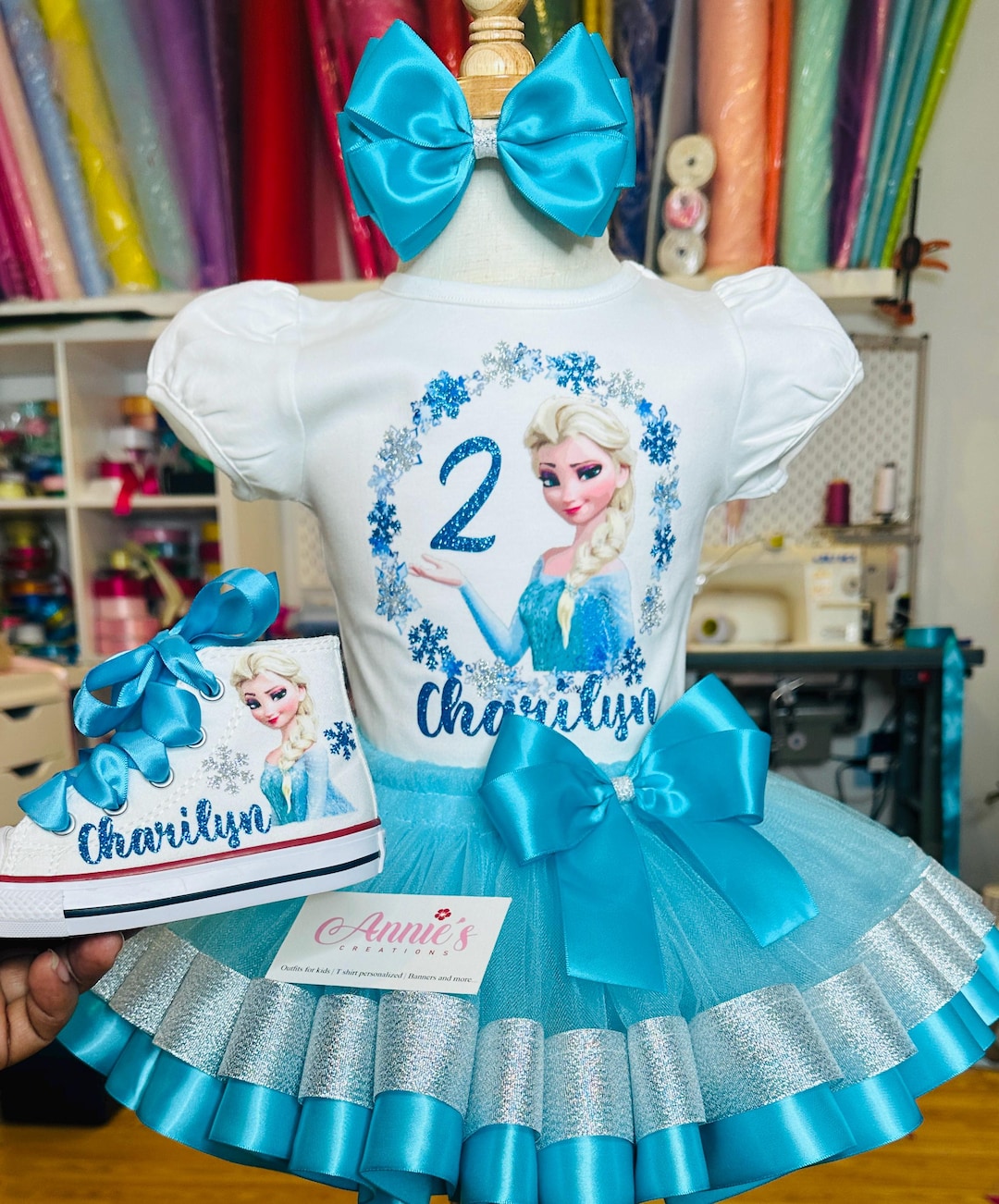 anna frozen tutu outfit birthday