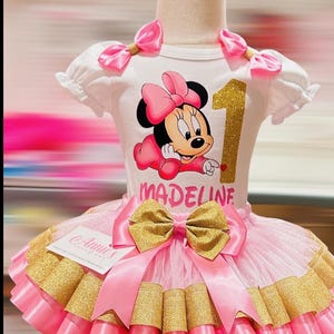 Minnie Mouse Dress 1st Birthday - Etsy