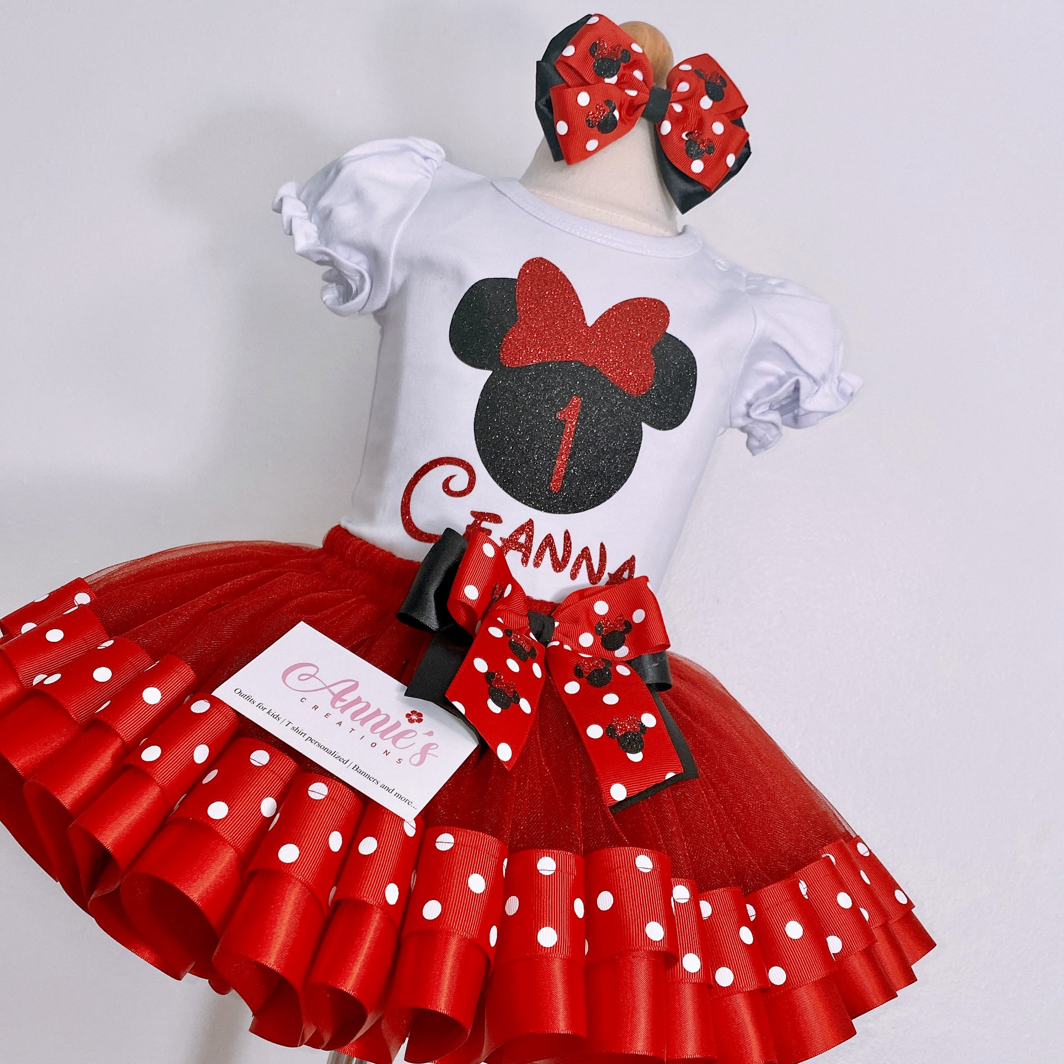 Red Minnie Tutu - Etsy