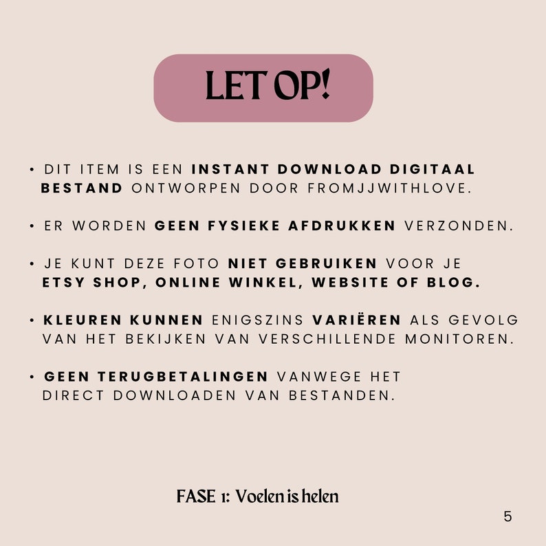 Get it Together Afdrukbare Poster Heartbreak Editie, om jou door het helingsproces te helpen na een gebroken hart of een break-up. Fase 1 afbeelding 9