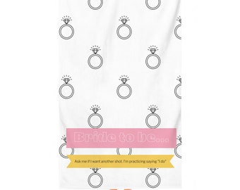 Bride Towel Free Ship Bride Beach Towel Honeymoon Gift Bridal Shower Gift for Bride Bachelorette Beach Towel Floral beach towel, bride gift