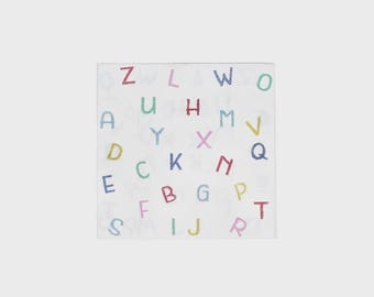 Back To School Alphabet Napkins- 16pk