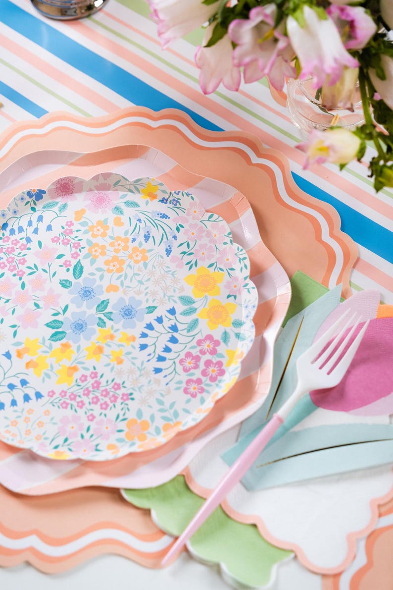 GatheringsByCP Scallop Paper Placemats - Thumbnail 4
