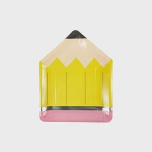 Back to School Pencil Plates-12pk