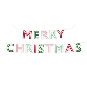 Merry Christmas Paper Garland