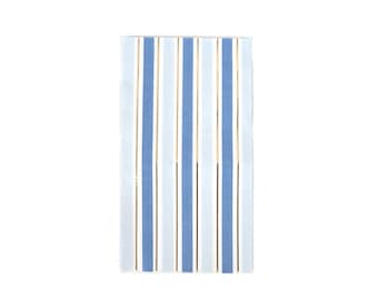 Blue Striped Paper Guest Towels-16pk