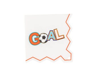 Soccer Goal Beverage Napkins, Soccer Party, Soccer Birthday Party Decor, Kids Soccer Party Supplies, Sports Party Tableware Game Day Decor