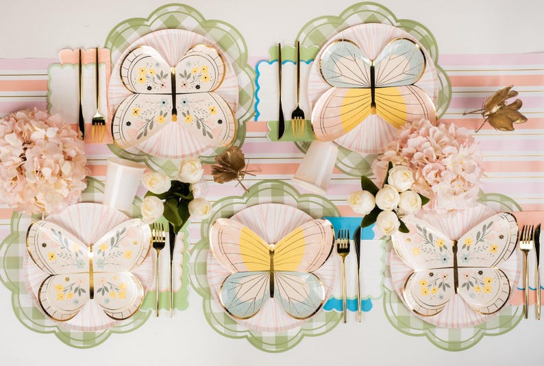 GatheringsByCP Striped Paper Table Runner - Thumbnail 5