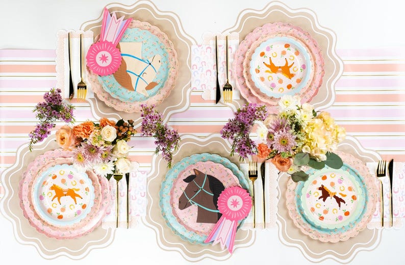 GatheringsByCP Striped Paper Table Runner - Thumbnail 4