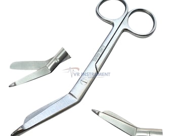 Hand Crafted Bandage Scissors For Students and Staff, Stainless Steel, Multi Purpose 5.5"