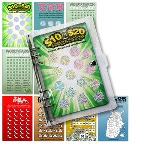 A5 size Binder with 10 Pages of Savings Challenges and FREE Shipping!!! Laminated or Card stock options. As seen on Pinterest and Instagram.