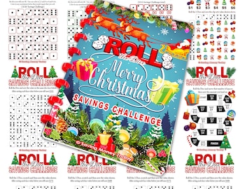 Roll the Dice 10 seite A5 Weihnachten Sammelmappe.