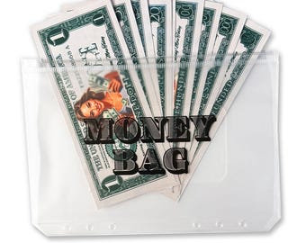 Cash Platzhalter Set: A5 Geldbeutel mit Reißverschluss
