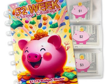 52 Wochen Spar-Challenge Sparschwein Themenmappe