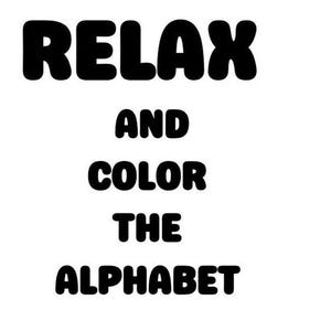 New Website www.porkchopdesignsshop.com Coloring Book Relax and Just Color: Color the Alphabet  Instant download