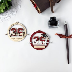 Personalized Class of 2026 Graduation Ornament: Laser Cut SVG File - Etsy