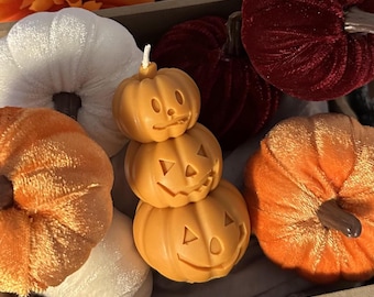 Pumpkin Candle Scented Pumpkin Spice Latte Candle Scented For Gift Pumpkin Candle Halloween Candle Pumpkin Halloween Fall Candle Halloween