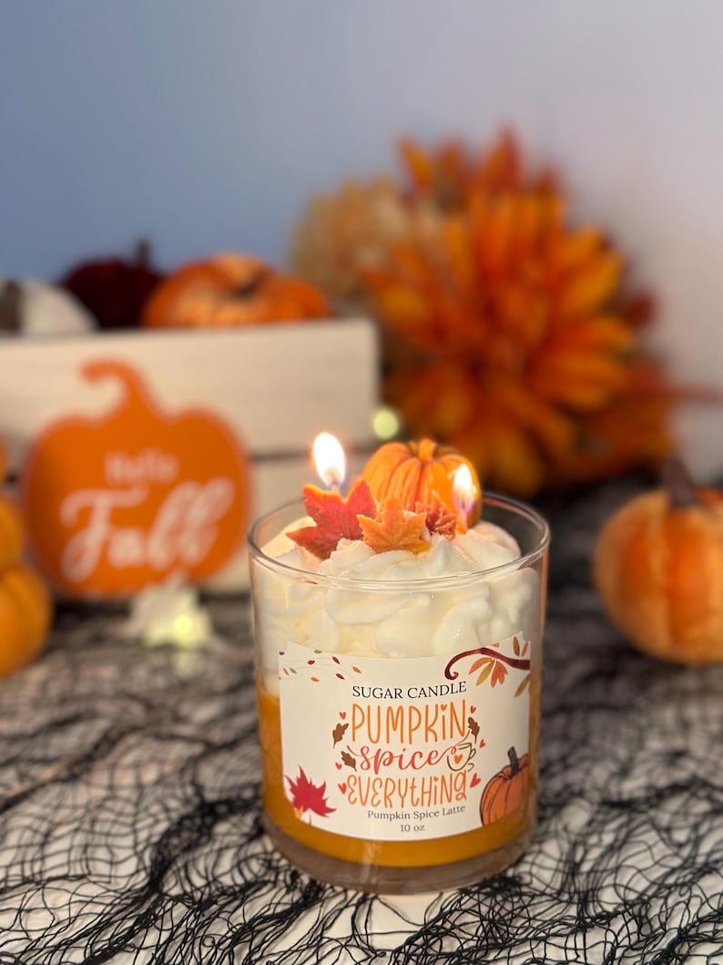 Candle while burning with love